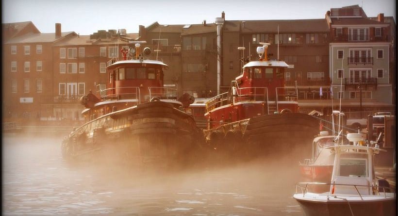 Sister Tugs, Portsmouth by Diana Nault