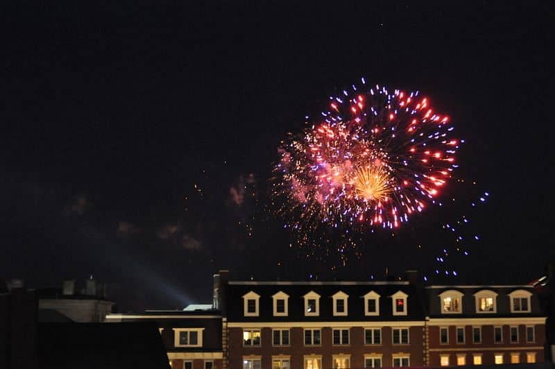 © Photo Fireworks from Downtown Portsmouth