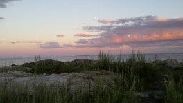 Sunset at Rye Beach by Debbie Thomas