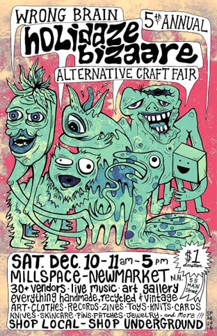 Wrong Brain's Holidaze Bizaare Alternative Craft Fair