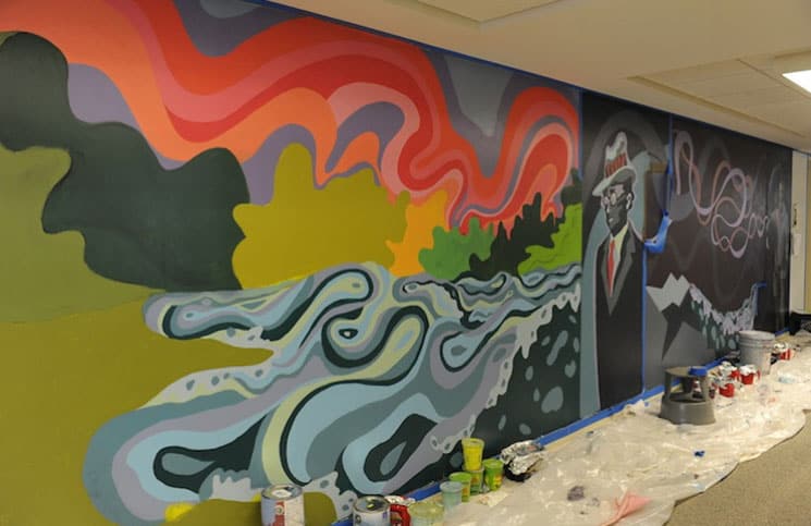 UNH mural