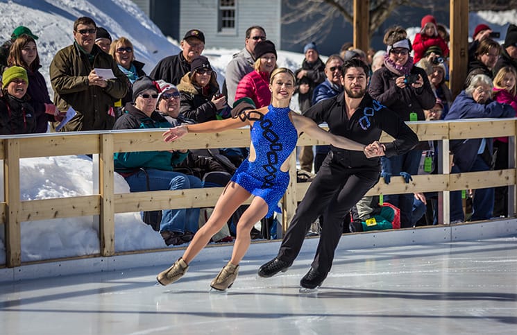 Ice dance at Strawbery Banke