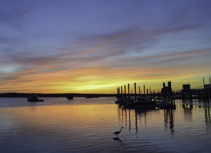 Sunset on Hampton Harbor