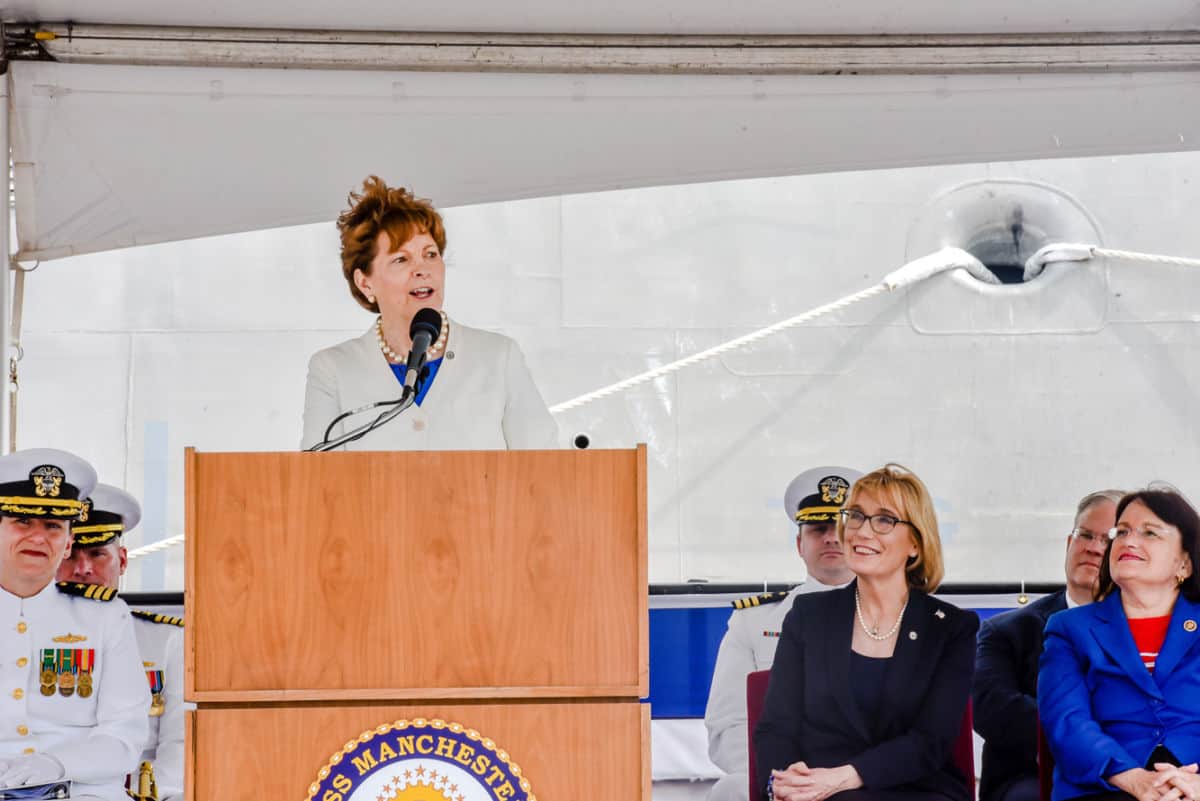 USS Manchester Jeanne Shaheen