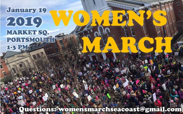 seacoast women's march 2019