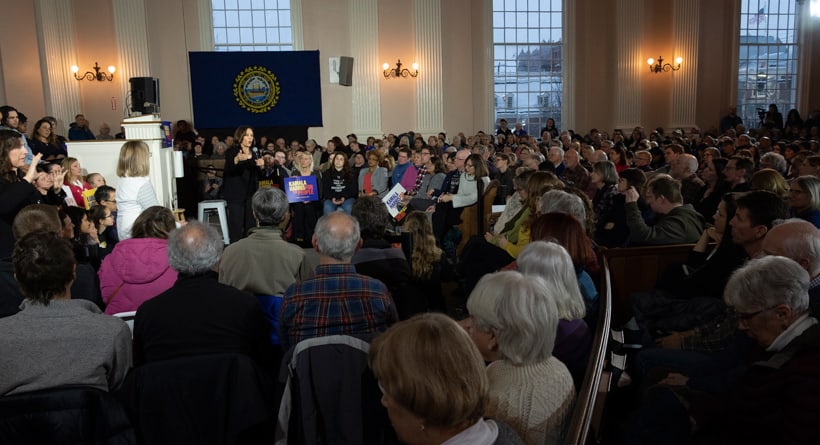 kamala harris portsmouth