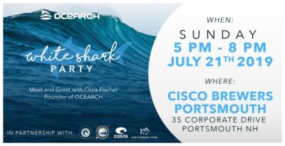 portsmouth white shark party