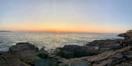 nubble sunrise york beach