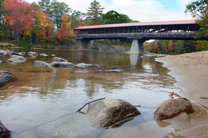 saco river bridge conway