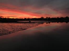 christmas sunset portsmouth