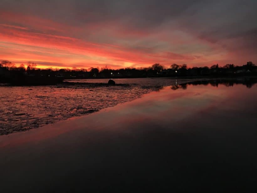 christmas sunset portsmouth