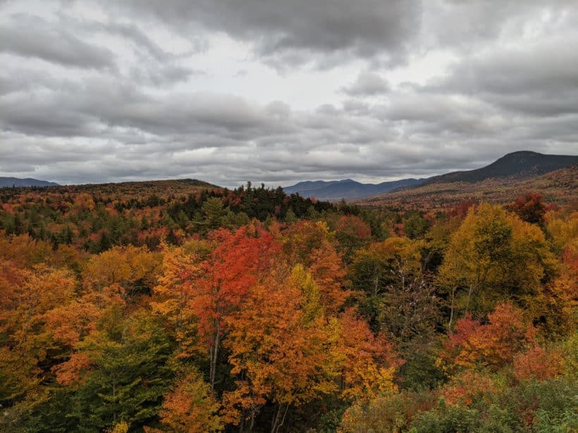 kancamagus pass fall foliage