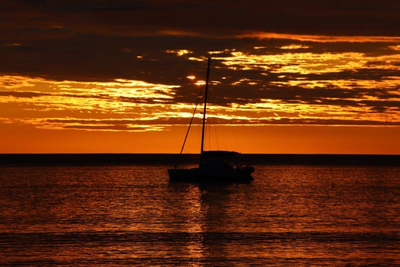 short sands beach sunset
