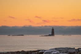 whaleback light new castle