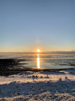 long sands beach sunrise