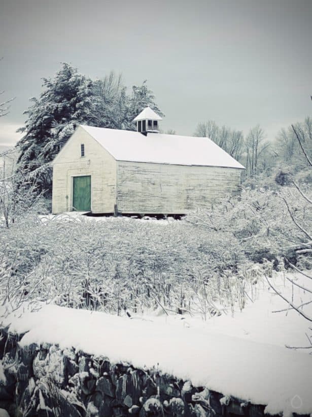 exeter nh barn snow