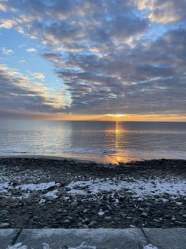 north hampton beach sunrise
