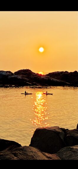 sunrise paddle nubble lighthouse