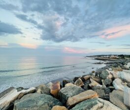 york beach evening