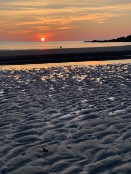 york beach sunrise maine