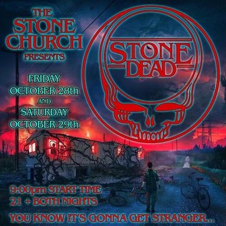 stone dead halloween church