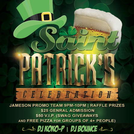 St. Patrick's Day March 17th