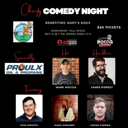 charity comedy newmarket millspace