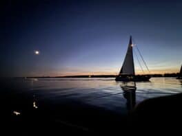 night sailing portsmouth harbor
