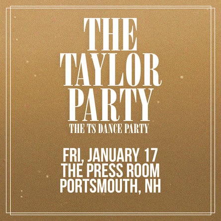 taylor party press room