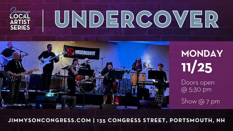 undercover band jimmys portsmouth