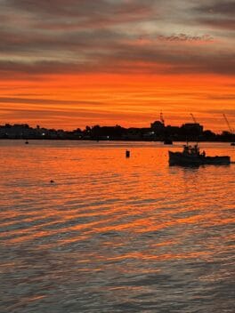 portsmouth naval shipyard sunrise