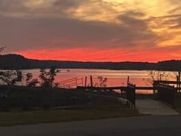 little bay dover sunset