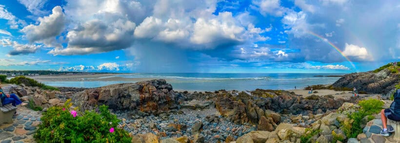 ogunquit beach maine rainbow