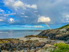 ogunquit beach maine rainbow