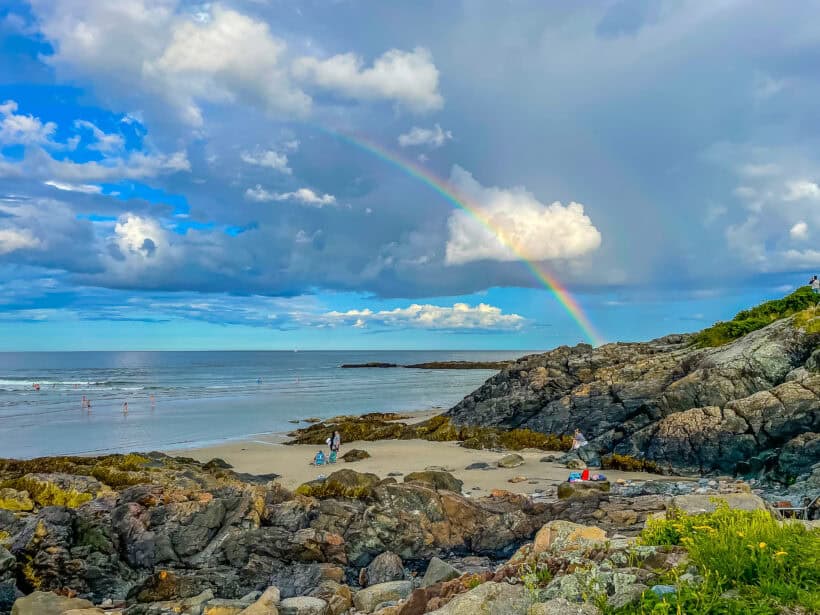 ogunquit beach maine rainbow