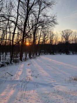 sunset lebanon maine