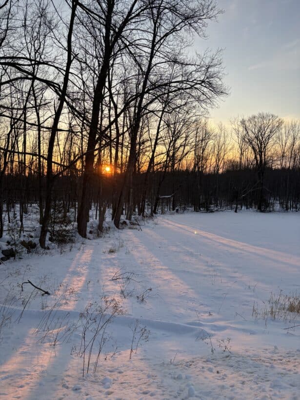 sunset lebanon maine