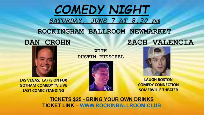 comedy night rockingham Ballroom