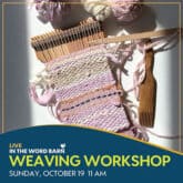 weaving workshop word barn