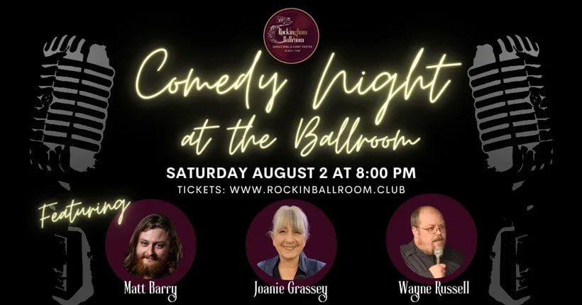 comedy night rockingham ballroom