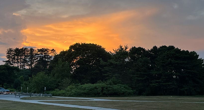 odiorne point sunset rye