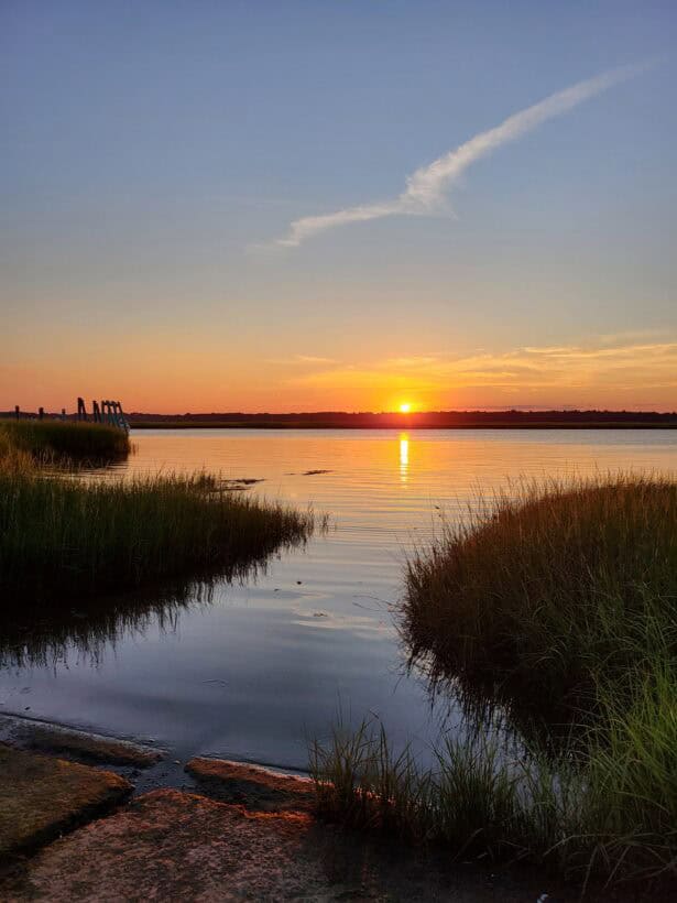 salisbury state reservation sunset