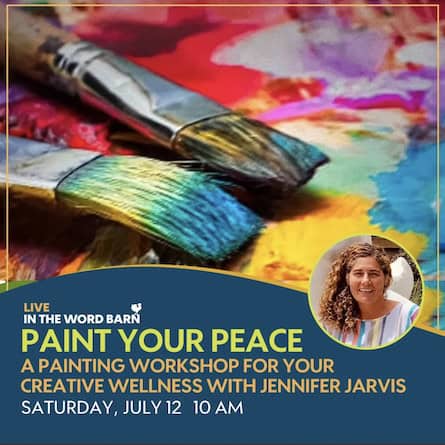 paint peace word barn