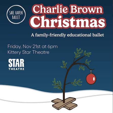 charlie brown christmas kittery