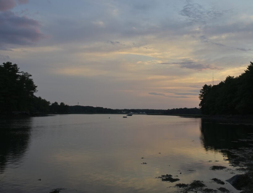 sagamore creek portsmouth sunset