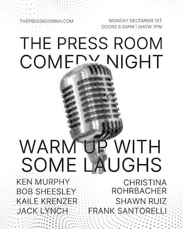 press room comedy night