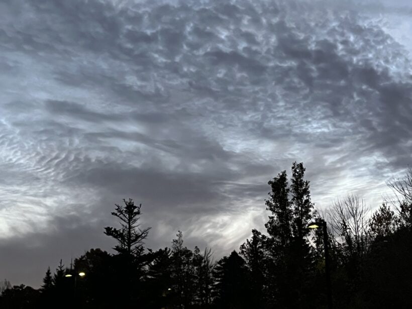 wolfeboro nh dusk fall