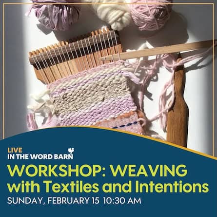 weaving textiles word barn