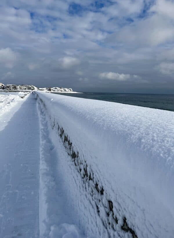 north beach hampton snow