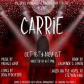 carrie musical newmarket millspace